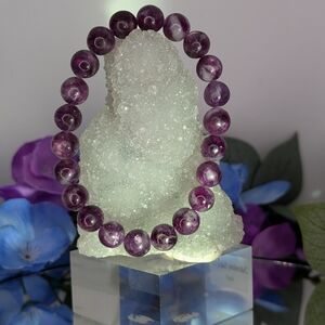 Purple Mica Bracelet-8mm